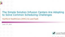 The simple solution infusion centers are adopting to solve common scheduling challenges