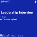 Chris Brice, EMEA healthcare director at Hyland.